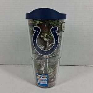Tervis Indianapolis Colts Realtree Camo 24oz Insulated Tumbler with Lid NFL Cup